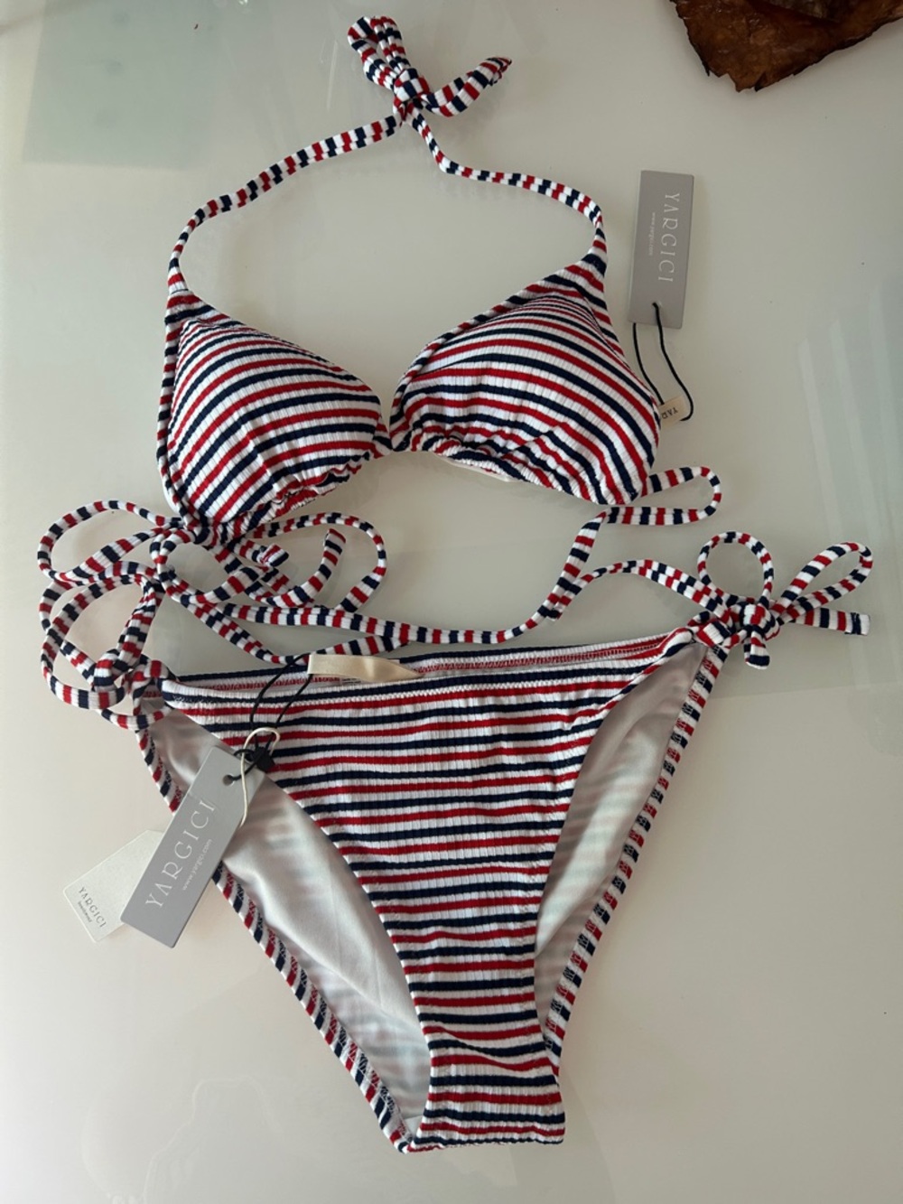 New small size Yargici two piece swimsuit from Turkey.